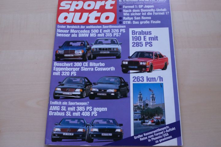 Sport Auto 11/1990